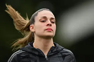 Arsenal Women V Manchester City Women 2022-23 Prints: Gio Queiroz Gears Up: Arsenal Women Face Manchester City in FA Super League Showdown