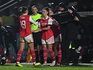 Arsenal Women V Liverpool Women 2022-23 Prints: Gio Queiroz Substitution: Arsenal Women's FA WSL Clash Against Liverpool Women