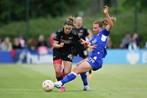 Everton Women V Arsenal Women 2022-23 Prints: Gio Queiroz vs. Elise Stenevik: Intense Tackle in Everton vs