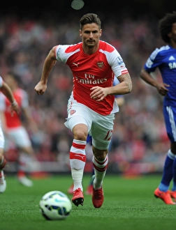Giroud in Action: Arsenal vs Chelsea, Premier League 2014/15
