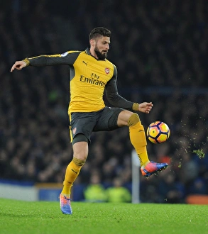 Giroud in Action: Arsenal vs. Everton, Premier League 2016-17