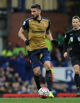 Giroud in Action: Everton vs. Arsenal, Premier League 2015-16