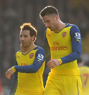 Giroud and Cazorla: Focused Determination on Crystal Palace's Turf (Crystal Palace v Arsenal 2014-15)