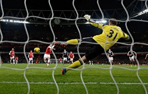 Arsenal V Southampton 2013-14 Prints: Giroud Scores the Second: Arsenal vs. Southampton, Premier League 2013-14