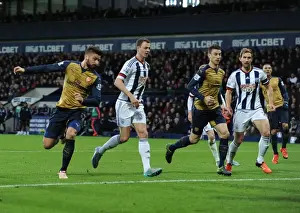 West Bromwich Albion V Arsenal 2015-16 Prints: Giroud Scores the Winner: Arsenal Triumph Over West Bromwich Albion in Premier League Showdown (November 2015)