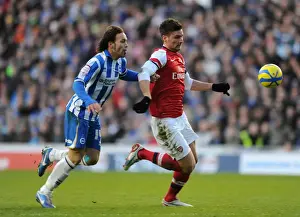 Giroud vs. Calderon: Intense Battle in FA Cup Match between Brighton & Arsenal