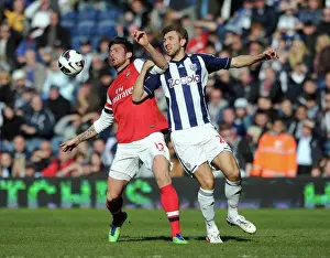 Giroud vs McAuley: Intense Battle in West Bromwich Albion vs Arsenal Premier League Clash