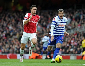 Giroud vs Nelson: Arsenal vs Queens Park Rangers, Premier League Showdown (2012)