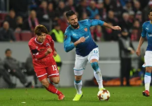Giroud vs. Osako: Intense Battle in FC Koln vs. Arsenal UEFA Europa League Clash