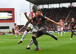 Giroud vs Zouma: Intense Battle at Stoke City vs Arsenal, Premier League 2017-18