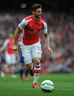 Arsenal V Chelsea 2014/15 Prints: Giroud's Battle at the Emirates: Arsenal vs Chelsea, Premier League 2014/15