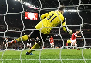 Arsenal V Southampton 2013-14 Prints: Giroud's Brace: Arsenal Overpower Southampton in Premier League Clash