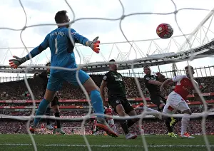 Arsenal V Stoke City 2015-16 Prints: Giroud's Brace: Arsenal Triumph Over Stoke City in Premier League Showdown