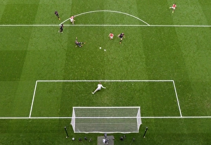 Arsenal V Liverpool 2014-15 Prints: Giroud's Brace: Arsenal's 4-Goal Rampage vs. Liverpool (April 2015)