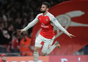 Arsenal V Manchester City 2015-16 Prints: Giroud's Brace: Arsenal's Premier League Victory Over Manchester City (December 2015)