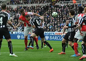 Newcastle United V Arseal 2014/15 Prints: Giroud's Brace: Arsenal's Victory over Newcastle United in the Premier League (March 2015)