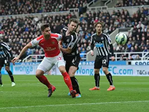 Newcastle United V Arseal 2014/15 Prints: Giroud's Brilliant Goal: Arsenal Triumphs Over Newcastle United (March 2015)