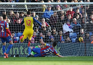 Crystal Palace V Arsenal 2014-15 Prints: Giroud's Decisive Strike: Crystal Palace vs. Arsenal, Premier League 2014-15
