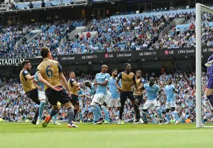 Manchester City V Arsenal 2105-16 Prints: Giroud's Dramatic Last-Minute Goal: Manchester City vs
