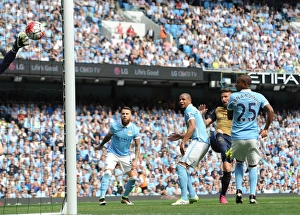 Manchester City V Arsenal 2105-16 Prints: Giroud's Dramatic Late Goal: Manchester City vs. Arsenal, Premier League 2015-16
