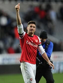 Newcastle United Collection: Giroud's Game-Winning Goal: Arsenal's Triumph over Newcastle United (2013-14)