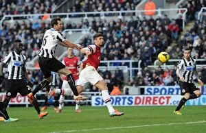 Newcastle United Collection: Giroud's Last-Minute Strike: Newcastle United vs. Arsenal, Premier League 2013