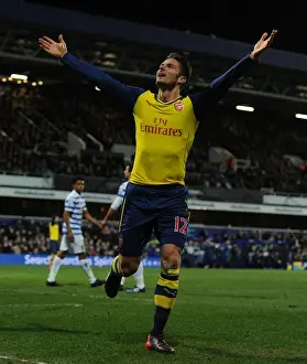 Queens Park Rangers V Arsenal 2014-15 Prints: Giroud's Strike: Arsenal's Victory Over Queens Park Rangers in Premier League 2014-15