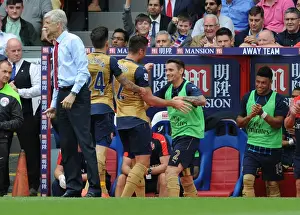 Crystal Palace V Arsenal 2015-16 Prints: Giroud's Stunner: Arsenal's Opening Win at Crystal Palace (2015-16)