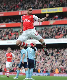 Giroud's Thriller: Arsenal's Dramatic Comeback Win Against West Ham United, 2014-15