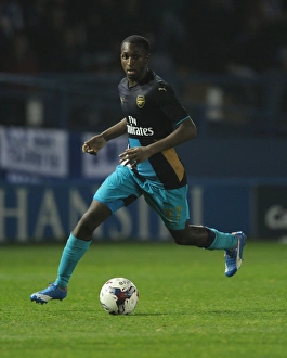 Sheffield Wednesday V Arsenal - Capital One Cup 2015-16 Prints: Glen Kamara in Action: Arsenal's Midfield Maestro Shines in Capital One Cup Clash vs