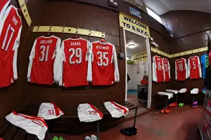 Sutton United V Arsenal 2016-17 Prints: A Glimpse into Arsenal's FA Cup Preparation: The Unseen Sutton United Dressing Room