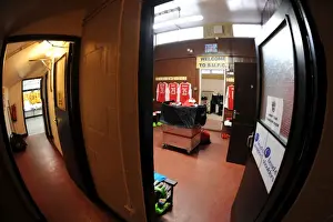 Sutton United V Arsenal 2016-17 Prints: A Glimpse into Arsenal's Fifth Round Preparations: Sutton United's Changing Rooms