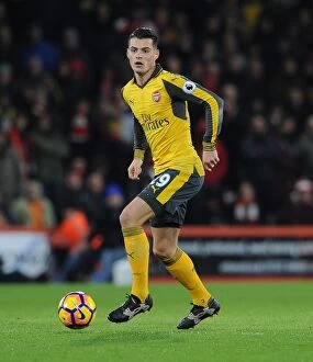 AFC Bournemouth v Arsenal 2016-17 Collection: Granit Xhaka in Action: AFC Bournemouth vs. Arsenal, Premier League 2016-17