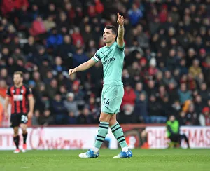 AFC Bournemouth V Arsenal 2018-19 Prints: Granit Xhaka in Action: AFC Bournemouth vs. Arsenal FC, Premier League 2018-19