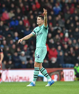 AFC Bournemouth V Arsenal 2018-19 Prints: Granit Xhaka: In Action for Arsenal Against Bournemouth, Premier League 2018-19