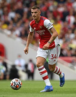 Granit Xhaka: In Action for Arsenal against Chelsea, Premier League 2021-22