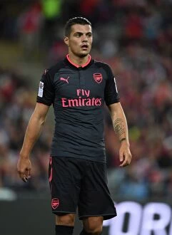 Images Dated 13th July 2017: Granit Xhaka: In Action for Arsenal Against Sydney FC (2017)