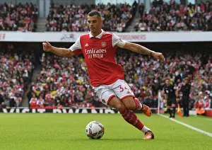 Granit Xhaka: In Action for Arsenal Against Tottenham, Premier League 2022-23