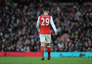 Arsenal V West Bromwich Albion 2016-17 Prints: Granit Xhaka in Action: Arsenal vs. West Bromwich Albion, Premier League 2016-17