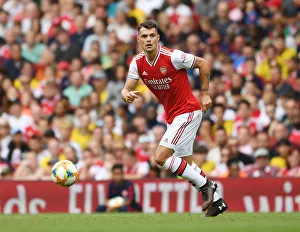 Granit Xhaka in Action: Arsenal vs. Olympique Lyonnais, Emirates Cup 2019