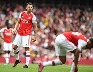 Granit Xhaka in Action: Arsenal vs. Olympique Lyonnais - Emirates Cup 2019