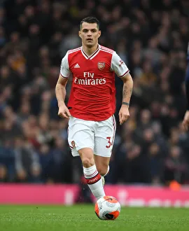 Granit Xhaka in Action: Arsenal vs. West Ham United, Premier League 2019-2020