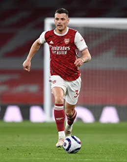 Granit Xhaka in Action: Arsenal vs. Everton, Premier League 2020-21