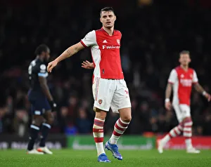 Granit Xhaka in Action: Arsenal vs. West Ham United, Premier League 2021-22