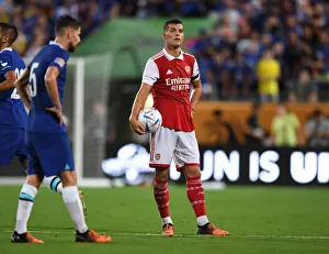 Granit Xhaka in Action: Arsenal vs. Chelsea, Florida Cup 2022-23