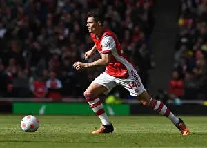 Granit Xhaka in Action: Arsenal vs Brighton & Hove Albion, Premier League 2021-22