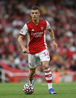 Granit Xhaka in Action: Arsenal vs Chelsea, Premier League 2021-22