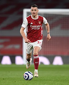 Granit Xhaka in Action: Arsenal vs Everton, Premier League 2020-21