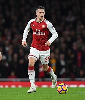 Granit Xhaka in Action: Arsenal vs Liverpool, Premier League 2017-18