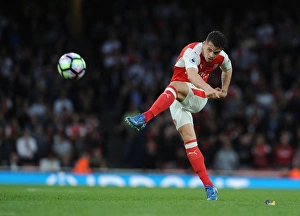Arsenal V Sunderland 2016-17 Prints: Granit Xhaka in Action: Arsenal vs Sunderland, Premier League 2016-17